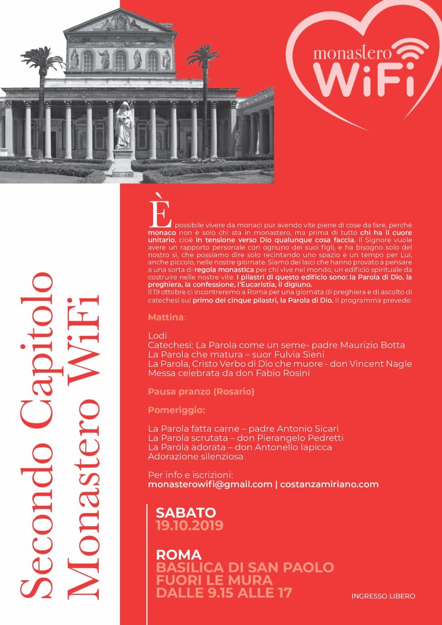 aggiornamenti-sui-preparativi-per-lincontro-del-19-ottobre-monastero-wifi-blog Aggiornamenti sui preparativi per l’incontro del 19 ottobre. #monasteroWiFi